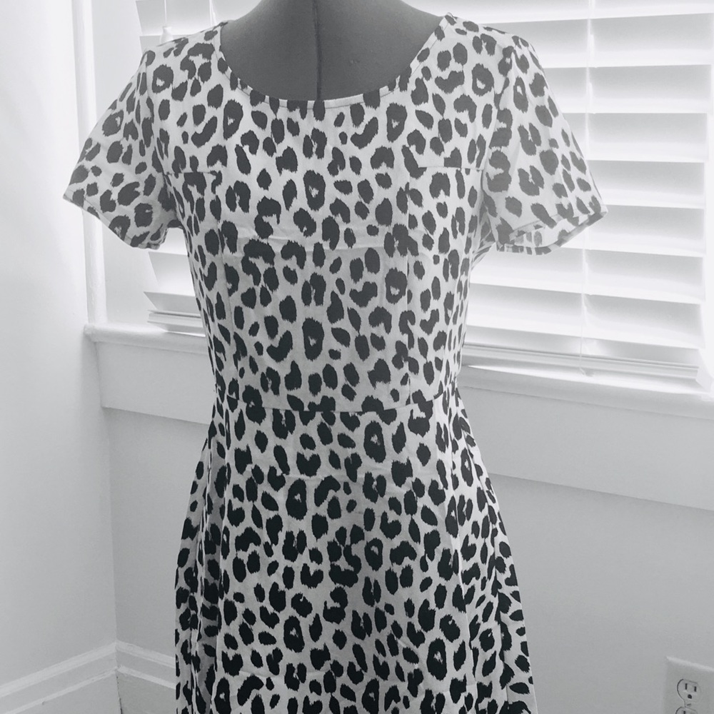 Leopard Cheetah Fit/Flare Dress